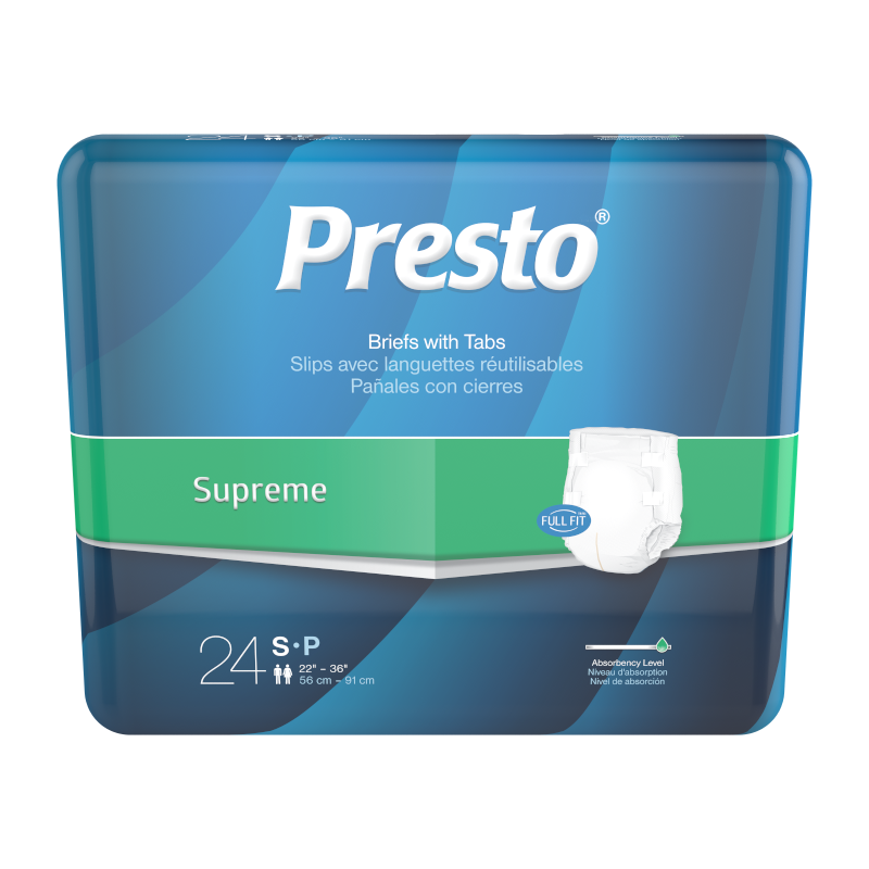 Presto Supreme Brief, XX-Large, Unisex 63"-69"