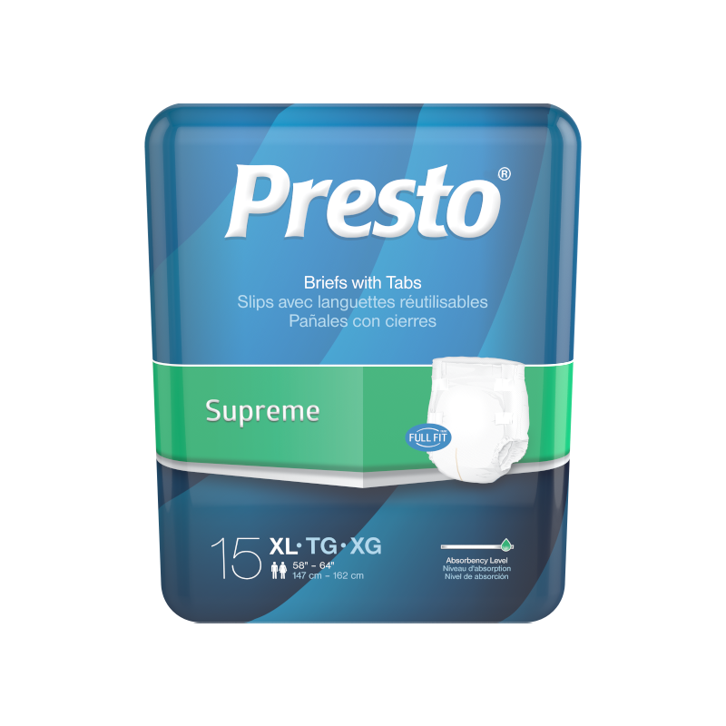 Presto Supreme Brief, X-large, 58"-64"