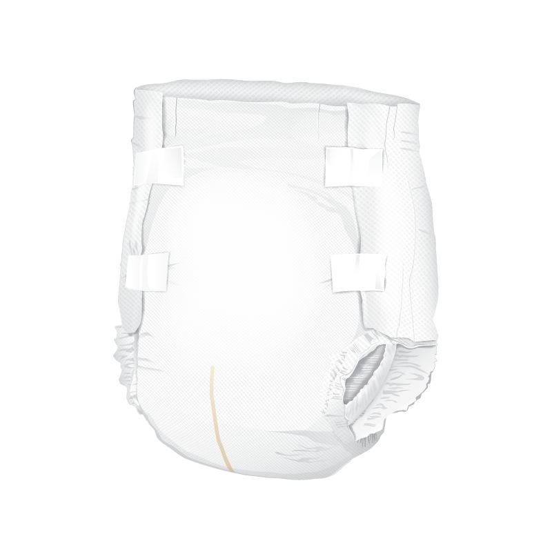 Presto Maximum Absorbency Ultimate Incontinence Brief, Medium, 32" To 44" Circumference, White