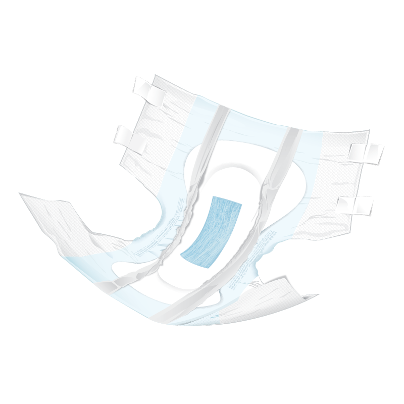 Presto Maximum Absorbency Ultimate Incontinence Brief, Large, 45" To 58" Circumference, Blue