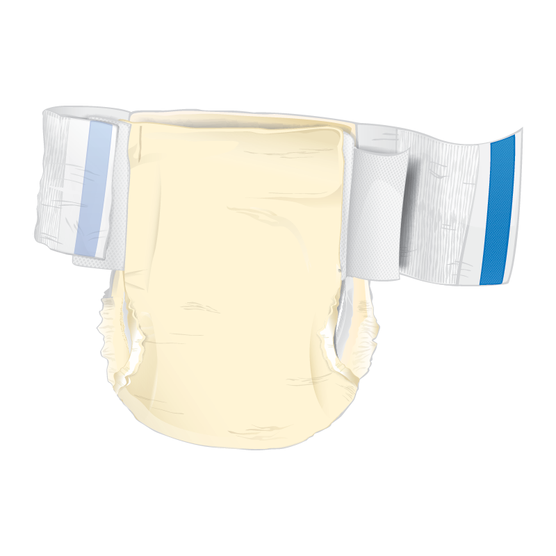 Presto Ultimate Stretch Incontinence Brief, Large - Xl, 18 Pack - 48" - 66"