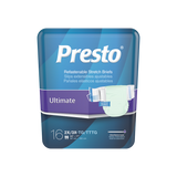 Presto Ultimate Stretch Incontinence Brief, Xxl - Xxxl, 16 Pack - 58" - 77"