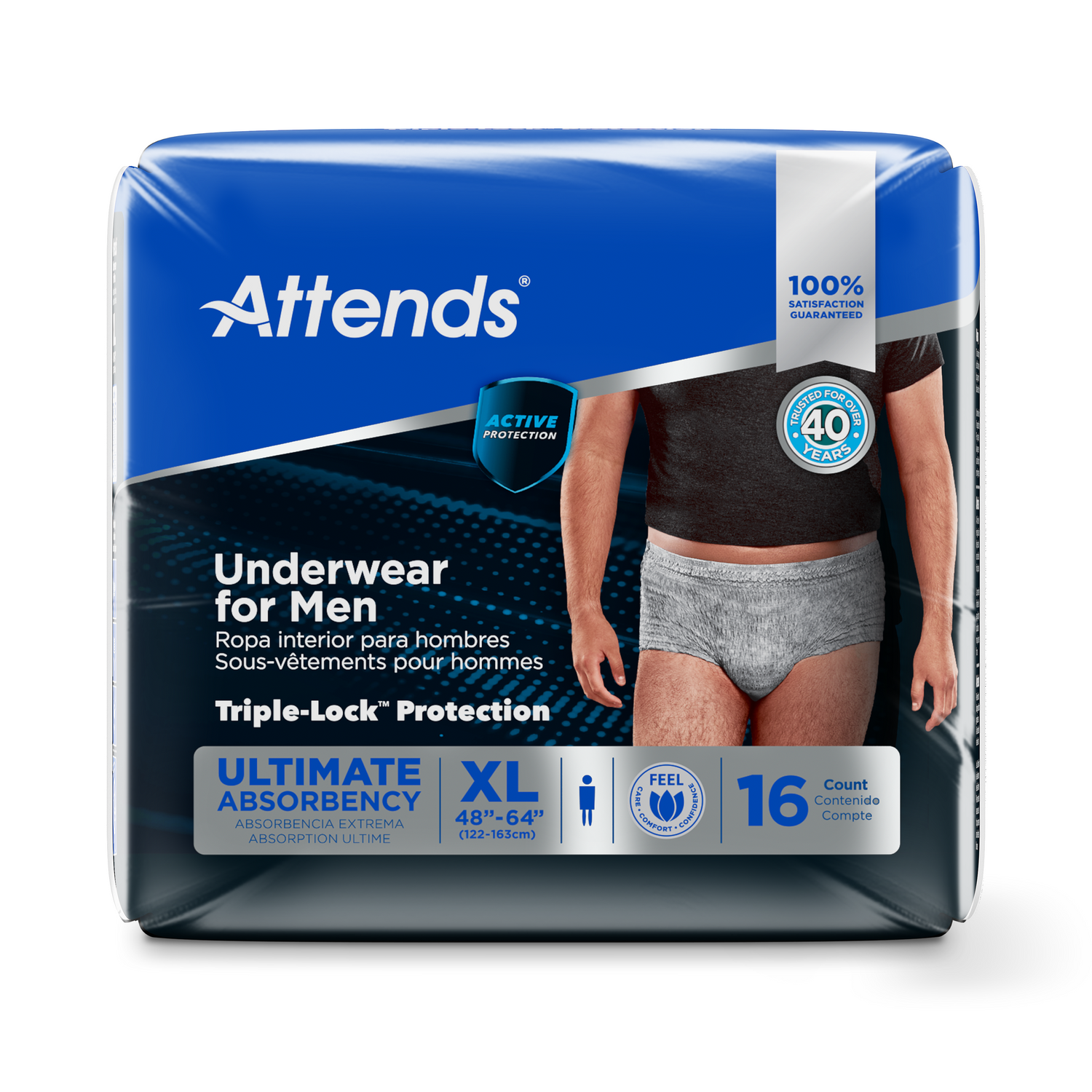 Attends Men's Underwear, XLarge
