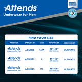 Attends Men's Underwear, XLarge