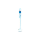 Blue long-handled cleaning brush with splash effect, designed for medical supplies cleaning.