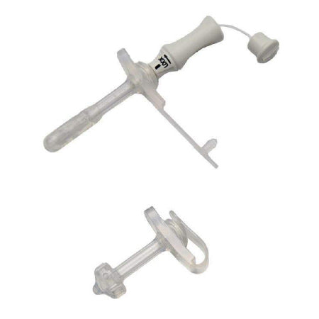 Medical catheter insertion device and stabilizer on white background