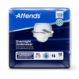 Attends Overnight Underwear, X-Large
