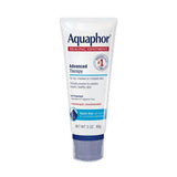 Aquaphor Healing Ointment Advanced Therapy tube for dry, cracked skin, 3 oz, touch-free applicator