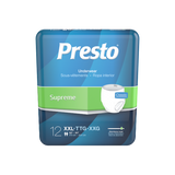 Presto Supreme Classic Protective Underwear Unisex XX-large 68" - 80" Maximum Absorbency