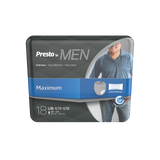Presto Discreet Underwear, Large, Unisex, 44" - 58"