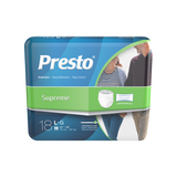 Presto Discreet Underwear, Large, Unisex, 44" - 58"