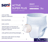 Seni Active Super Plus Pull-on Underwear, Medium, 20 Count - 31" - 43"
