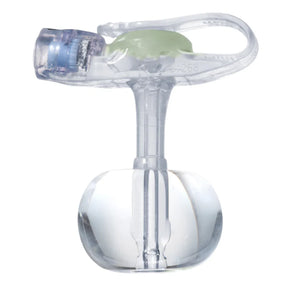 Clear silicone low profile gastrostomy feeding tube with balloon for medical use