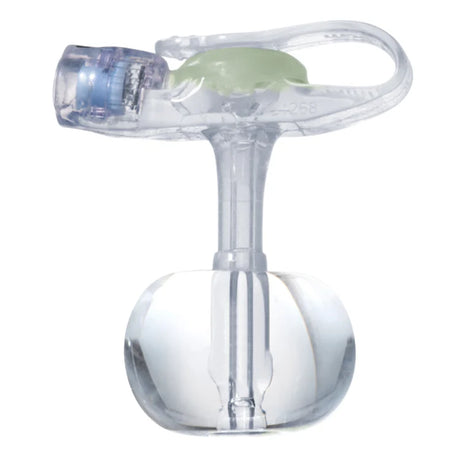 Clear silicone low profile gastrostomy feeding tube with balloon for medical use
