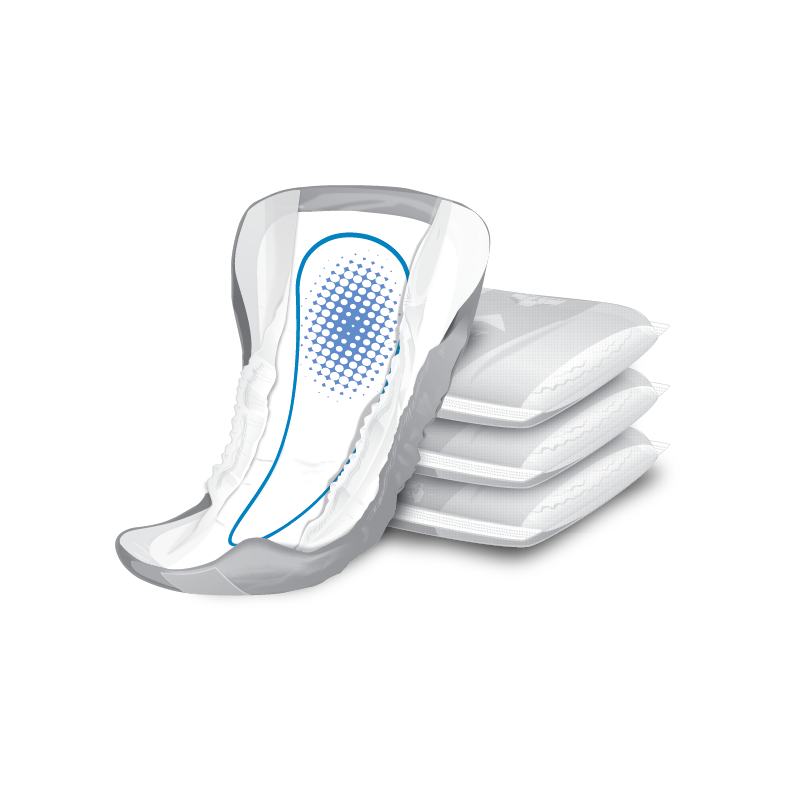 Presto Guards Maximum Absorbency Incontinence Pad For Men, 12"