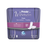 Presto Maximum Absorbency Incontinence Pad, 12"