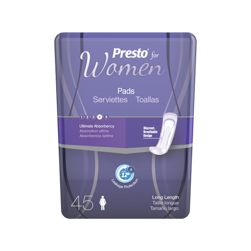 Presto Pads, Ultimate Absorbency, 16" Long