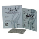 Vitale silver calcium alginate wound dressings, sterile 4x4 medical supply, box and pad