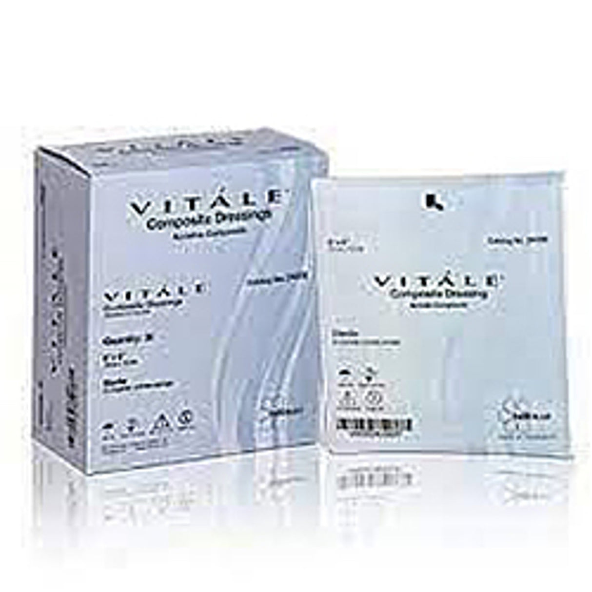 Vitale composite dressing sterile medical wound care packaging