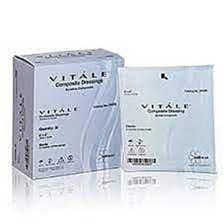 Vitale composite dressing sterile medical wound care packaging