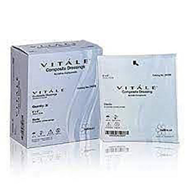 Vitale composite dressing sterile medical wound care packaging
