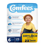 Comfees Baby Diapers, Size 6