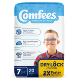 Comfees Baby Diapers, Size 7