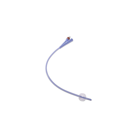 Latex-free Foley catheter with dual ports and inflatable balloon for medical use