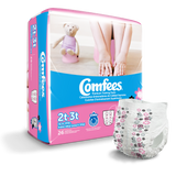 Comfees Training Pants Girls, 2T/3T