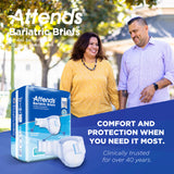 Attends Bariatric Brief, Ultimate Absorbency, 3XL, Up to 85"