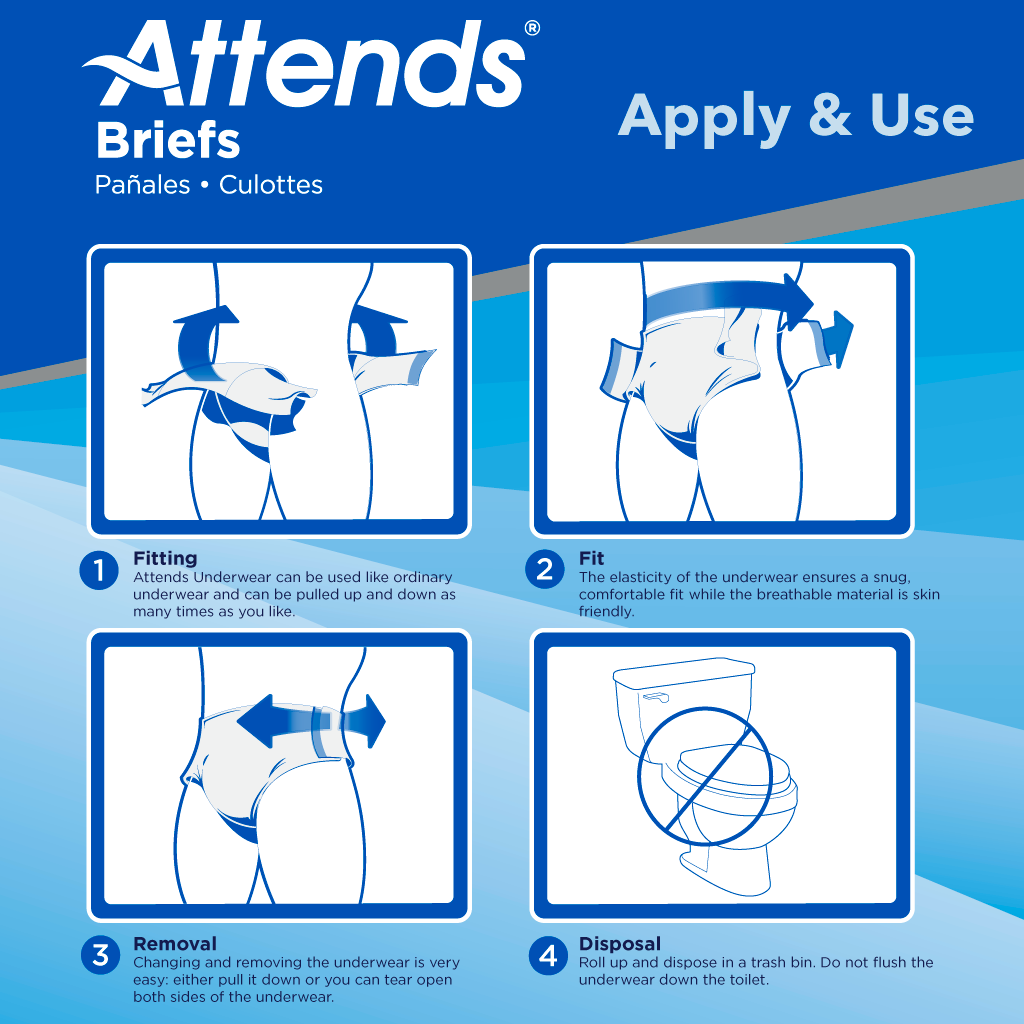 Attends Brief, Maximum Absorbency, XL