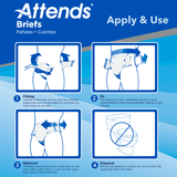 Attends Brief, Maximum Absorbency, XL