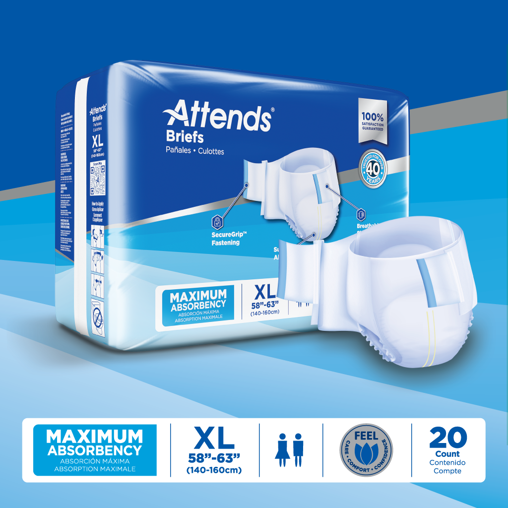 Attends Brief, Maximum Absorbency, XL