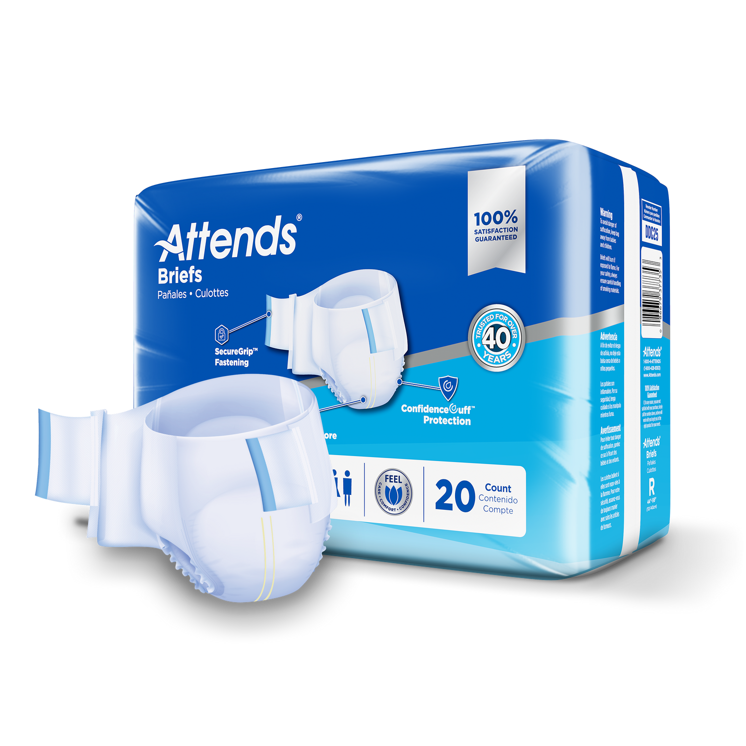 Attends Briefs, Ultimate Absorbency, Regular