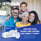 Attends Brief, Extra Heavy Absorbency, Medium
