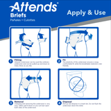 Attends Brief, Extra Heavy Absorbency, Medium