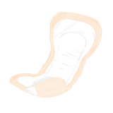 Presto Shaped Pad, Maximum Absorbency, Unisex, 14" Long