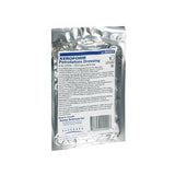 Xeroform petrolatum medical dressing in sealed silver packaging