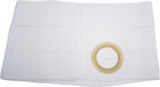 Medical adhesive tape roll on white absorbent pad for home care supplies
