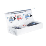 Plantar fasciitis recovery kit with three labeled foot support products in an open box