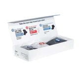 Plantar fasciitis recovery kit with labeled foot sleeves and socks in open box packaging