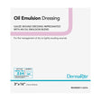Oil emulsion gauze wound dressing package, 3x16 inch, for dry to lightly exuding wounds