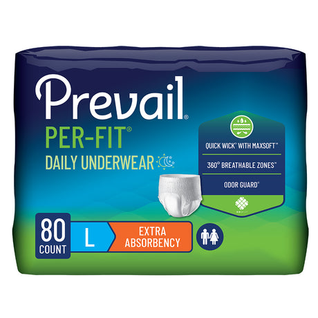 Prevail® Per-Fit® IncontinenceProtective Underwear, Large