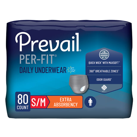 Prevail® Per-Fit® Incontinence Protective Underwear for Men, Small/Medium