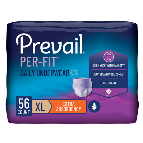 Prevail® Per-Fit® Incontinence Protective Underwear for Women, Extra Large