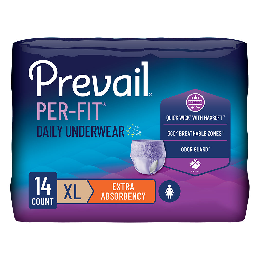 Prevail® Per-Fit® Incontinence Protective Underwear for Women, Extra Large