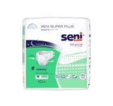 Unisex Adult Incontinence Brief Seni® Super Plus Medium Disposable Heavy Absorbency- 30"-43"