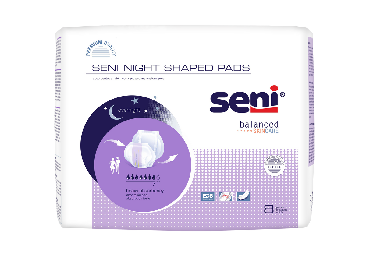 SENI NIGHT SHAPED PADS- 27"