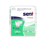 Unisex Adult Incontinence Brief Seni® Super Plus X-Large Disposable Heavy Absorbency- 55"-67"