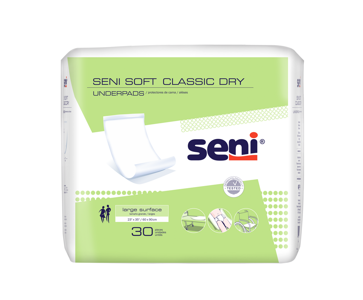 SENI SOFT CLASSIC DRY UNDERPADS -  23 "x 35"